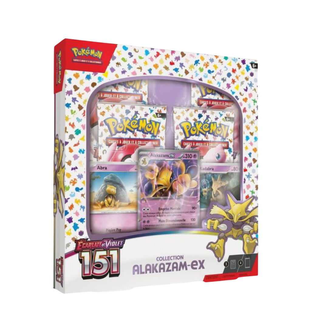 Coffret Alakazam-ex – 151 – Pokémon JCC – Français