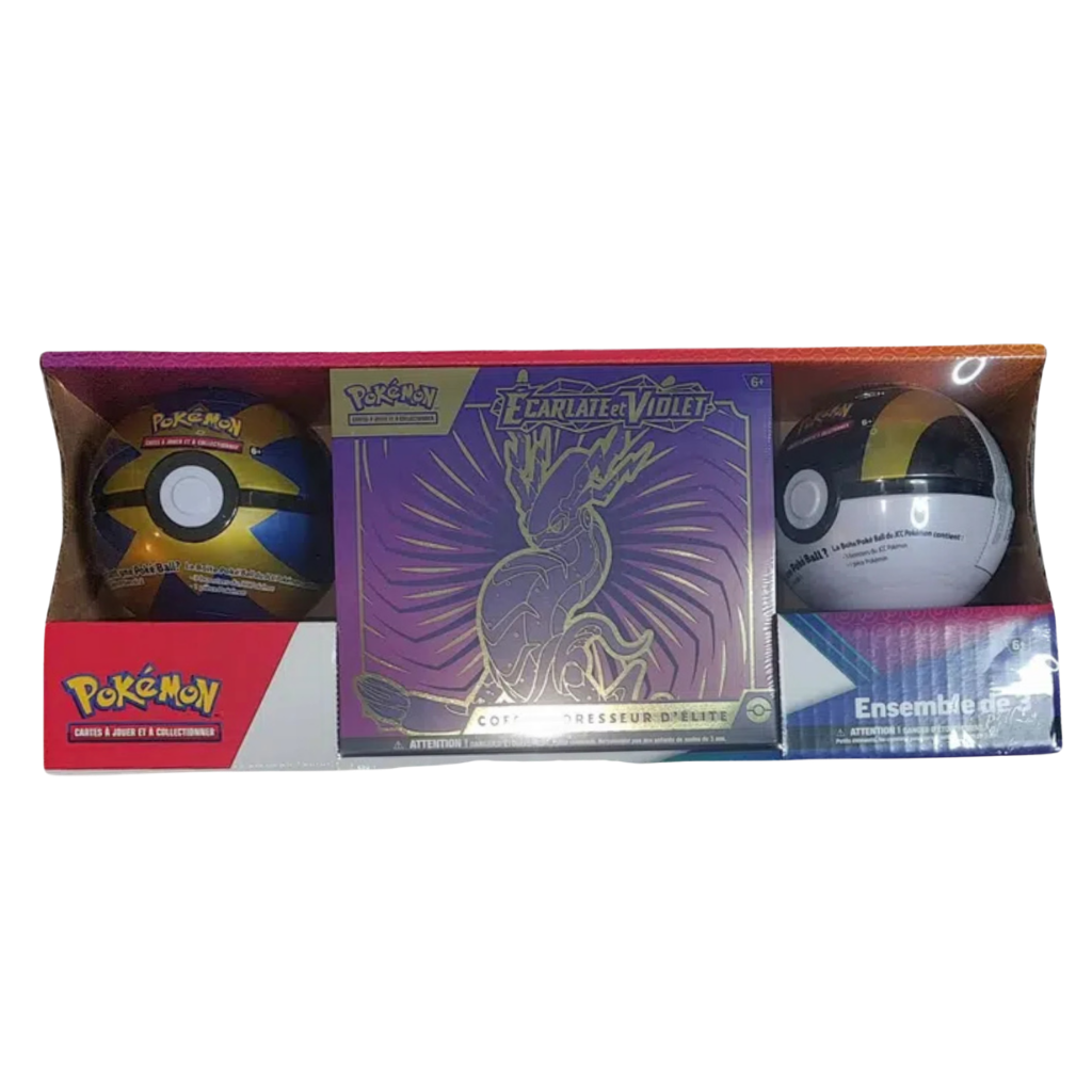 Coffret Costco Pokémon - ETB Miraidon + Pokéball - Écarlate & Violet - EV01 - Français