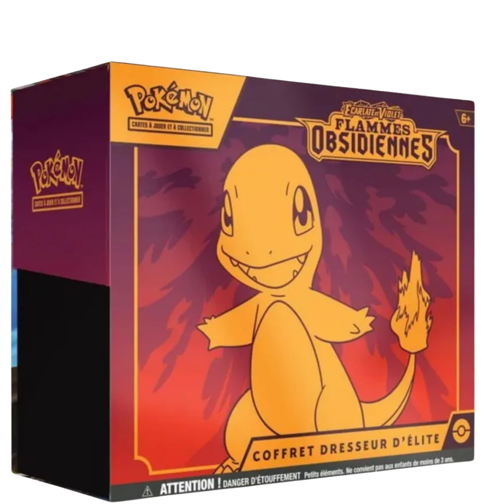 Coffret Dresseur d'Elite - Flammes Obsidiennes - ETB EV03