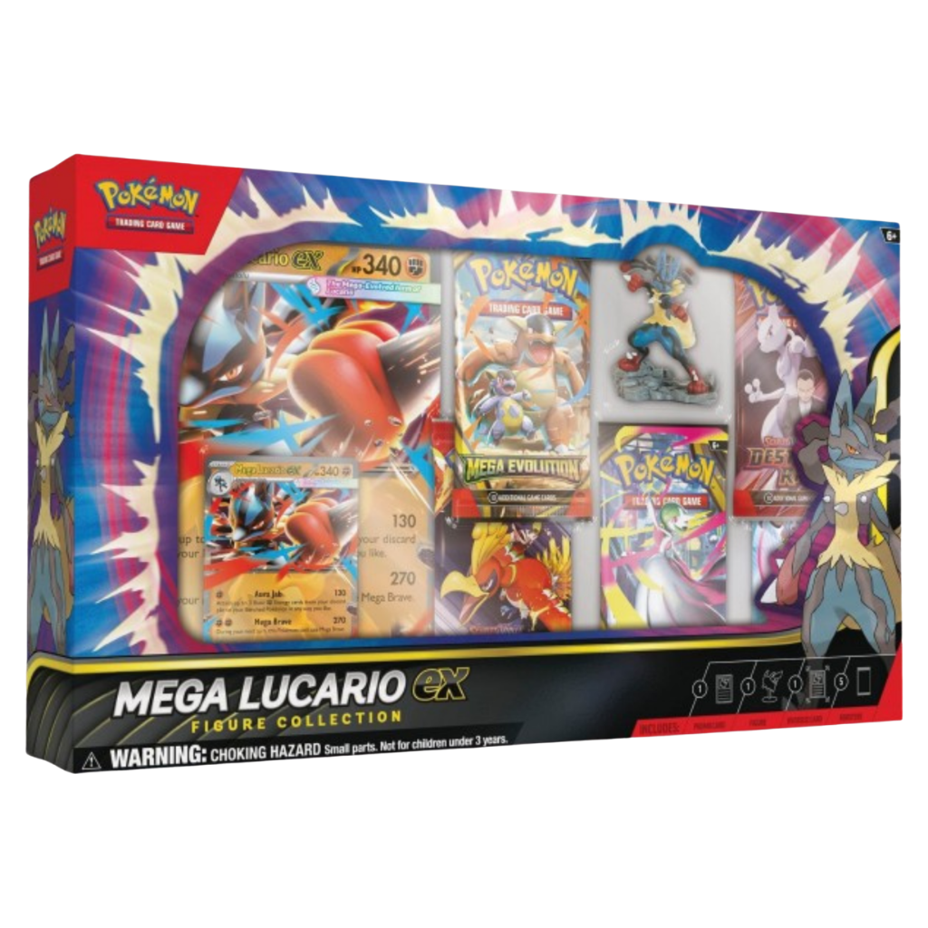 Coffret Figurine Pokémon - Méga-Lucario EX - Français