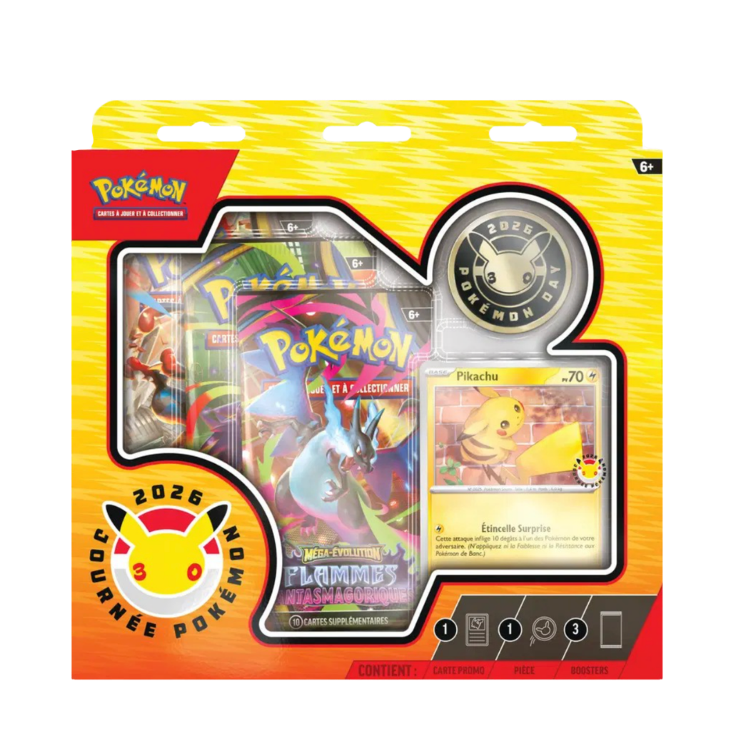Coffret Journée Pokémon 2026 : Collection 30 Ans - Pikachu