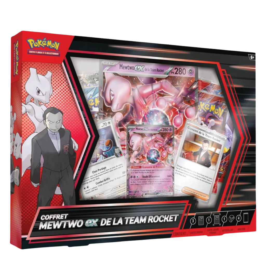Coffret – Mewtwo-ex de la Team Rocket – Français