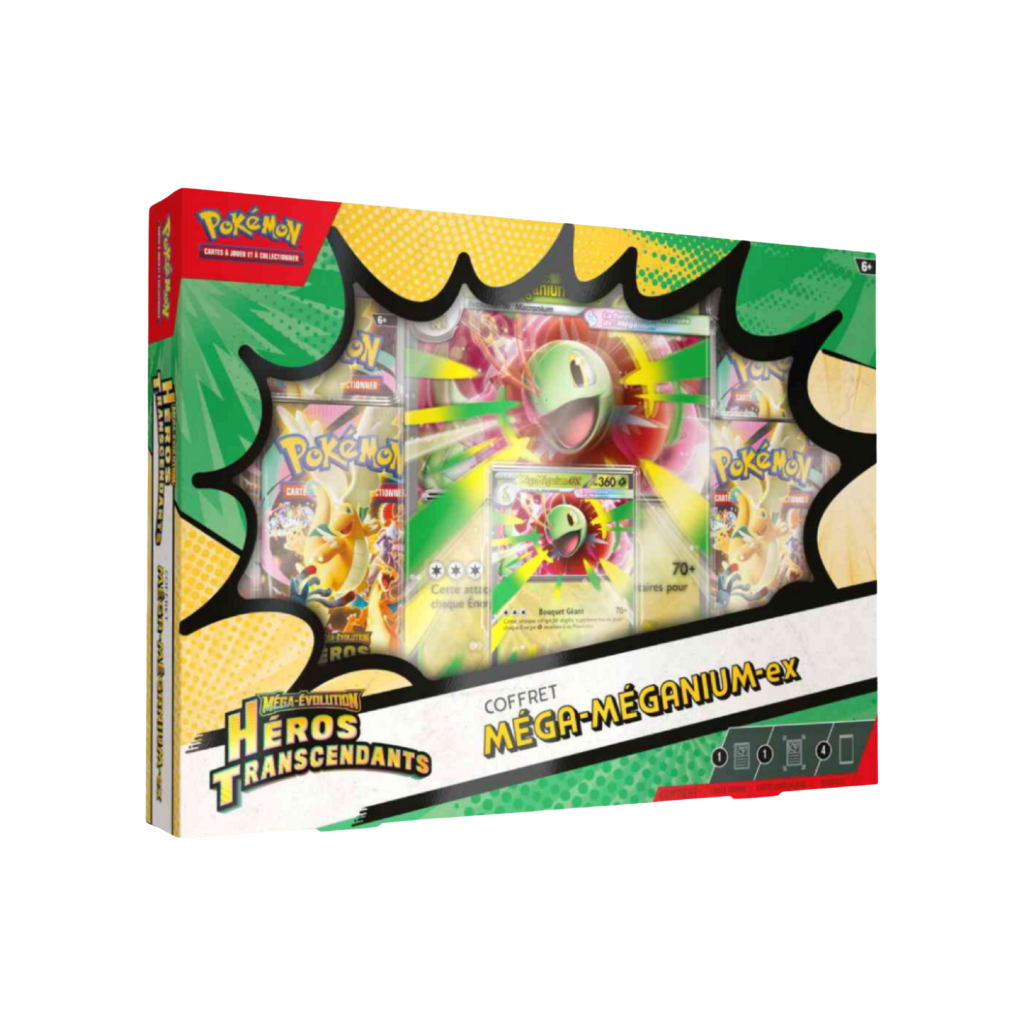 Coffret Pokémon - Méga Méganium - Héros Transcendants - ME02.5 - Français