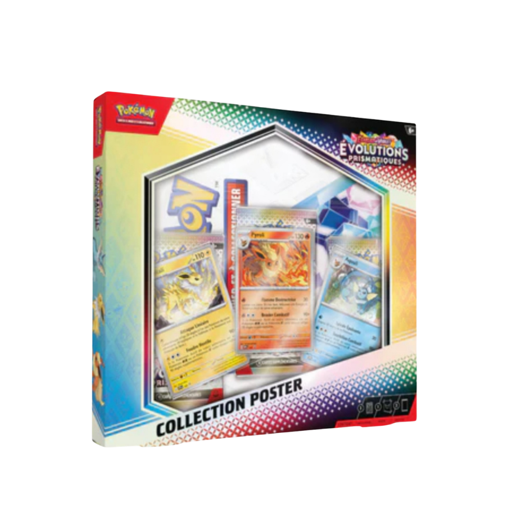 Coffret Poster Pokémon - Évolutions Prismatiques - EV08.5 - Français
