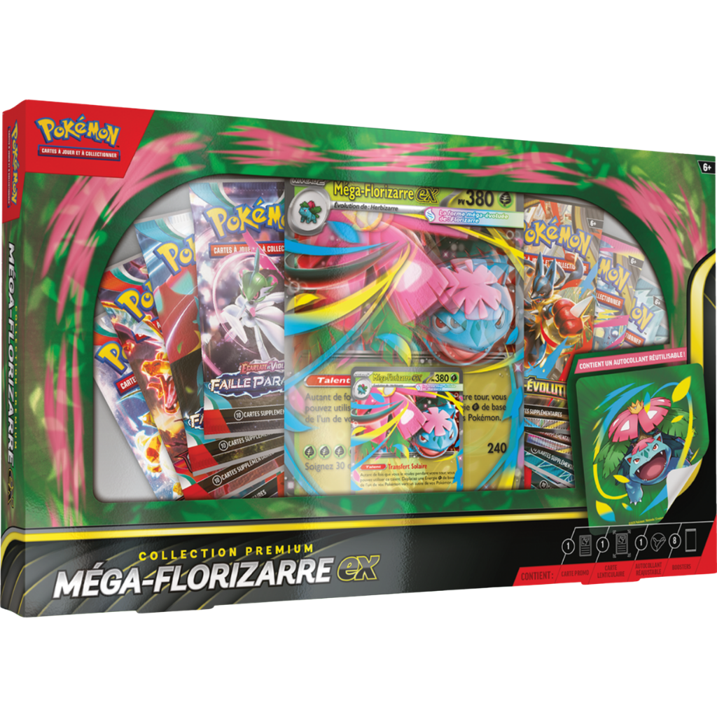 Coffret Premium Pokémon - Méga-Florizarre EX - Français