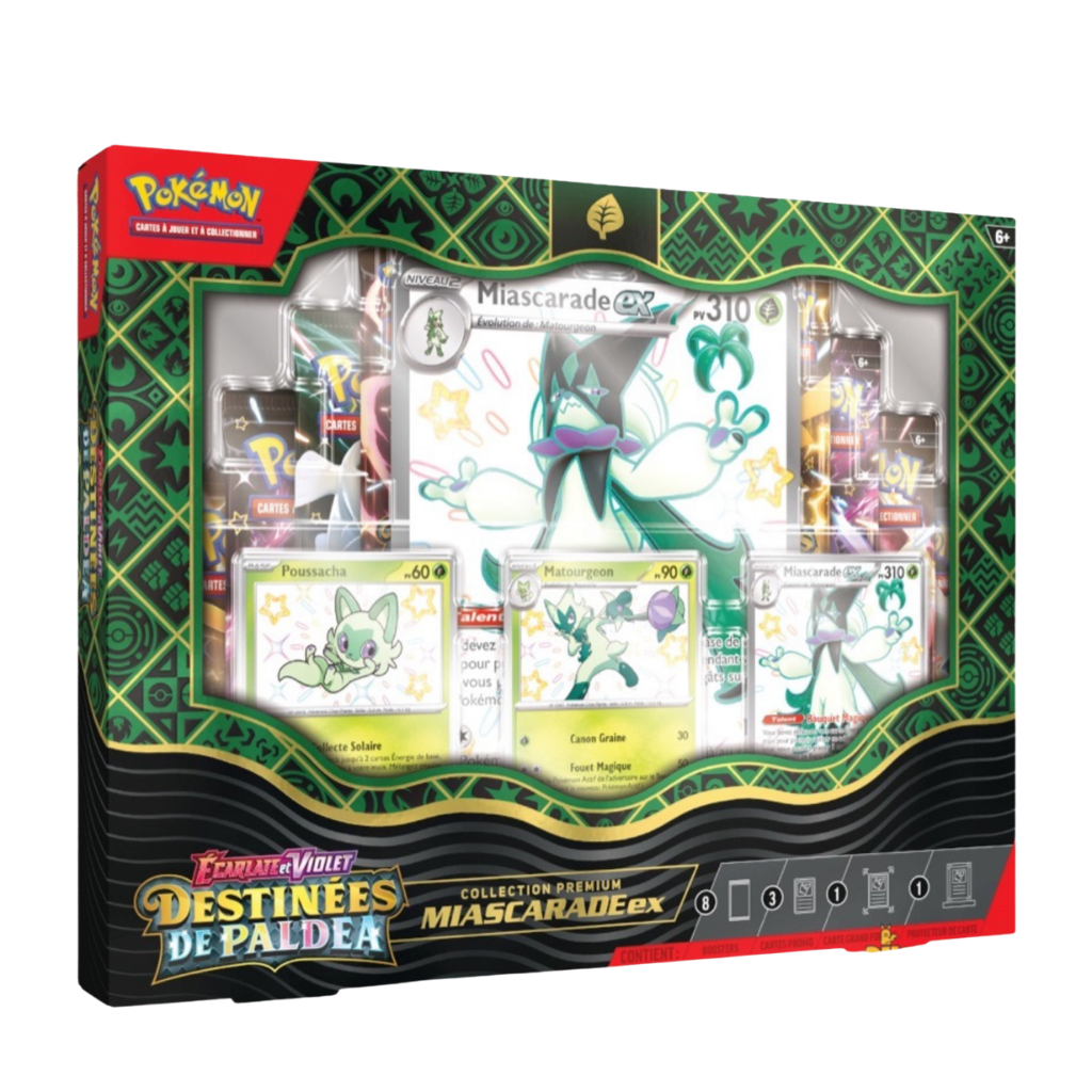 Coffret Premium Pokémon - Miascarade-ex - Destinées de Paldea - EV04.5 - Français