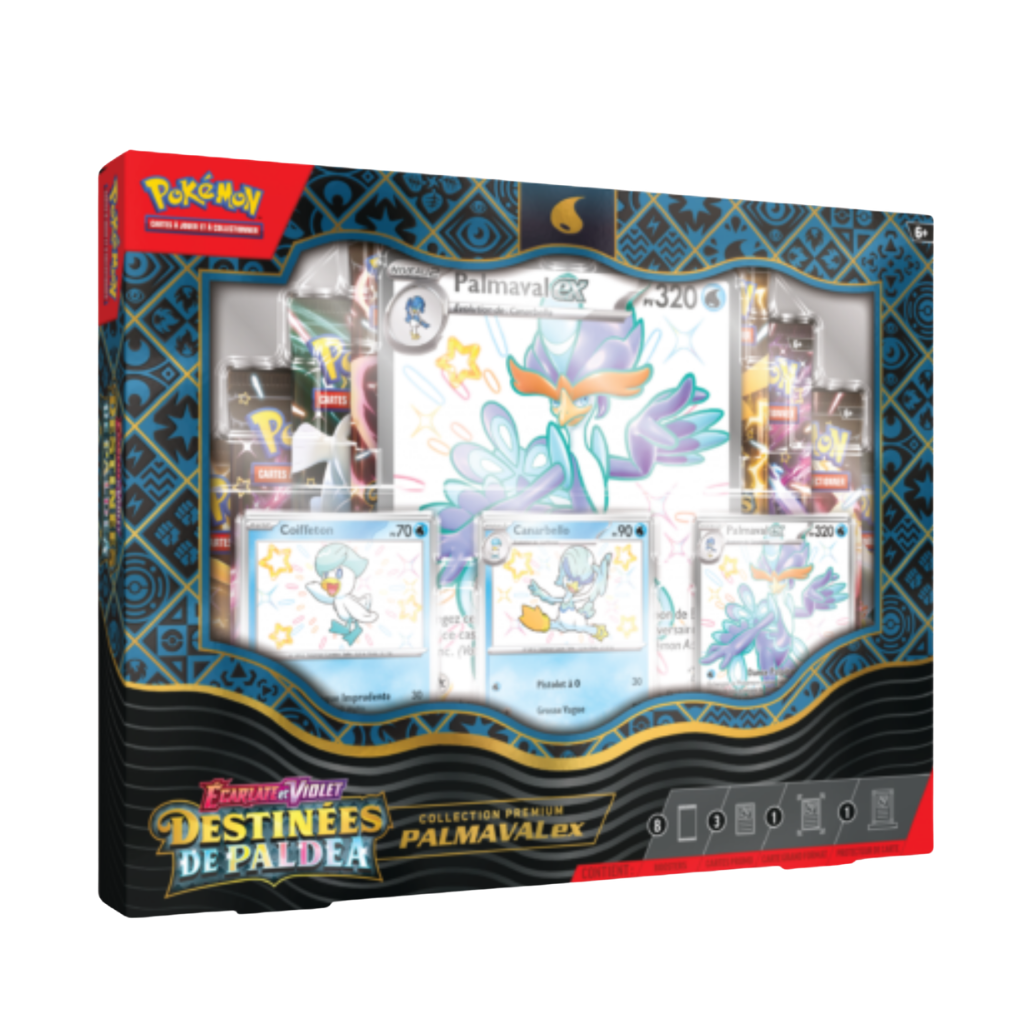Coffret Premium Pokémon - Palmaval-ex - Destinées de Paldea - EV04.5 - Français