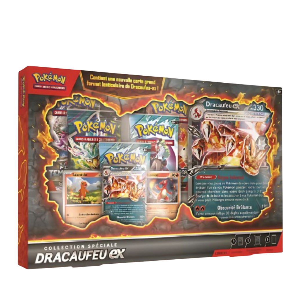 Collection Spéciale Dracaufeu-ex Lenticulaire – Pokémon 2025 – Français