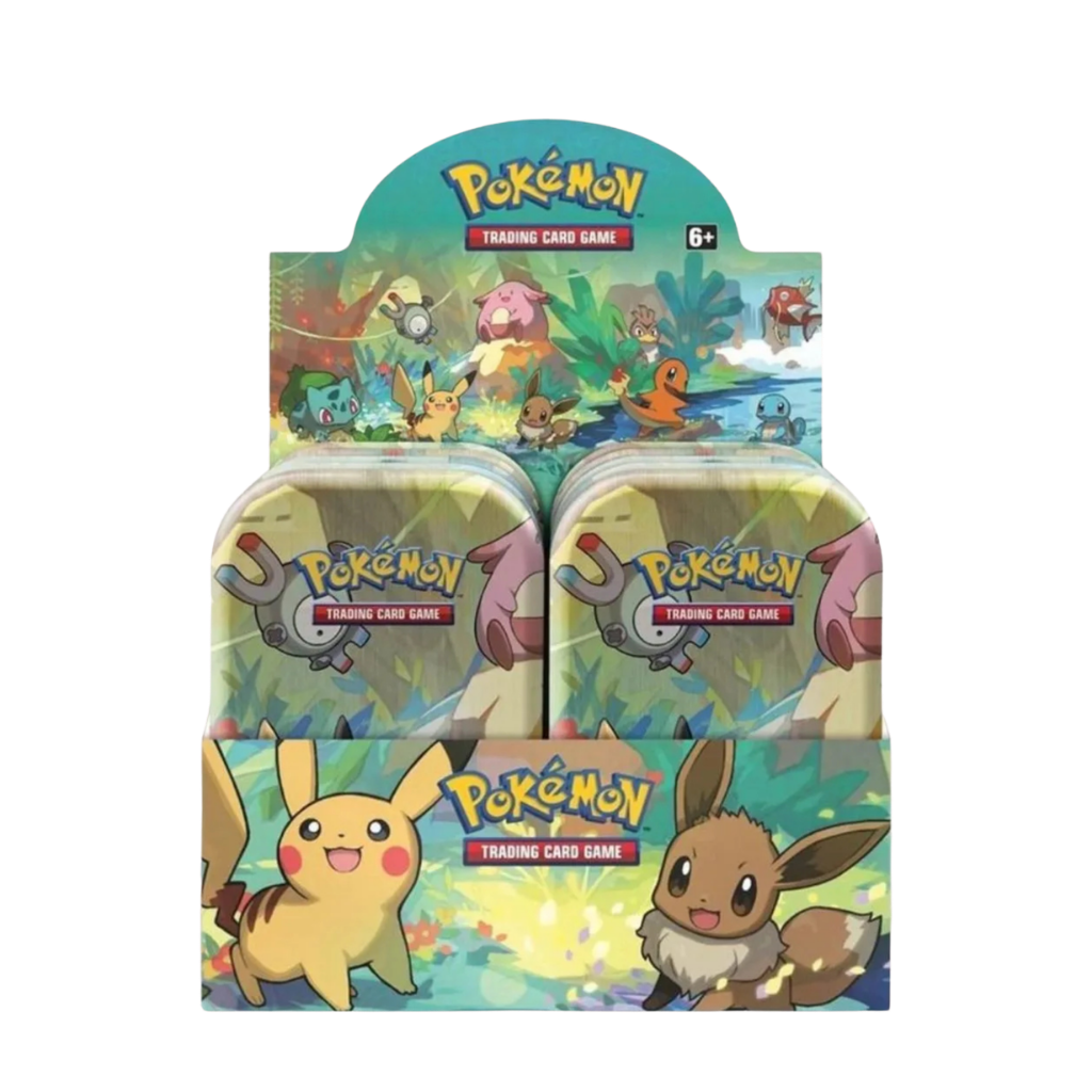 Display – 10 Mini Tins – Amis de Kanto – Pokémon EB10 & EB11 – Français