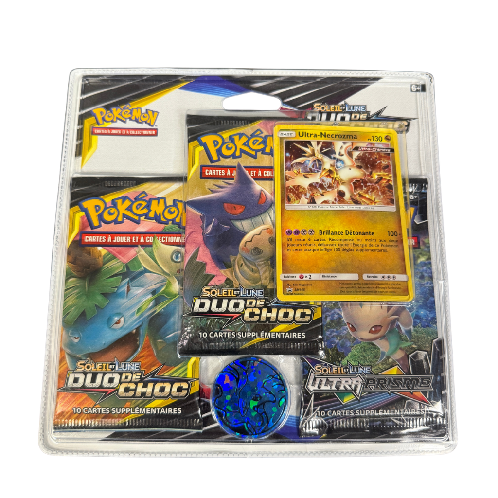 Tripack Pokémon – Duo de Choc SL09 + Ultra-Prisme SL05 – Français