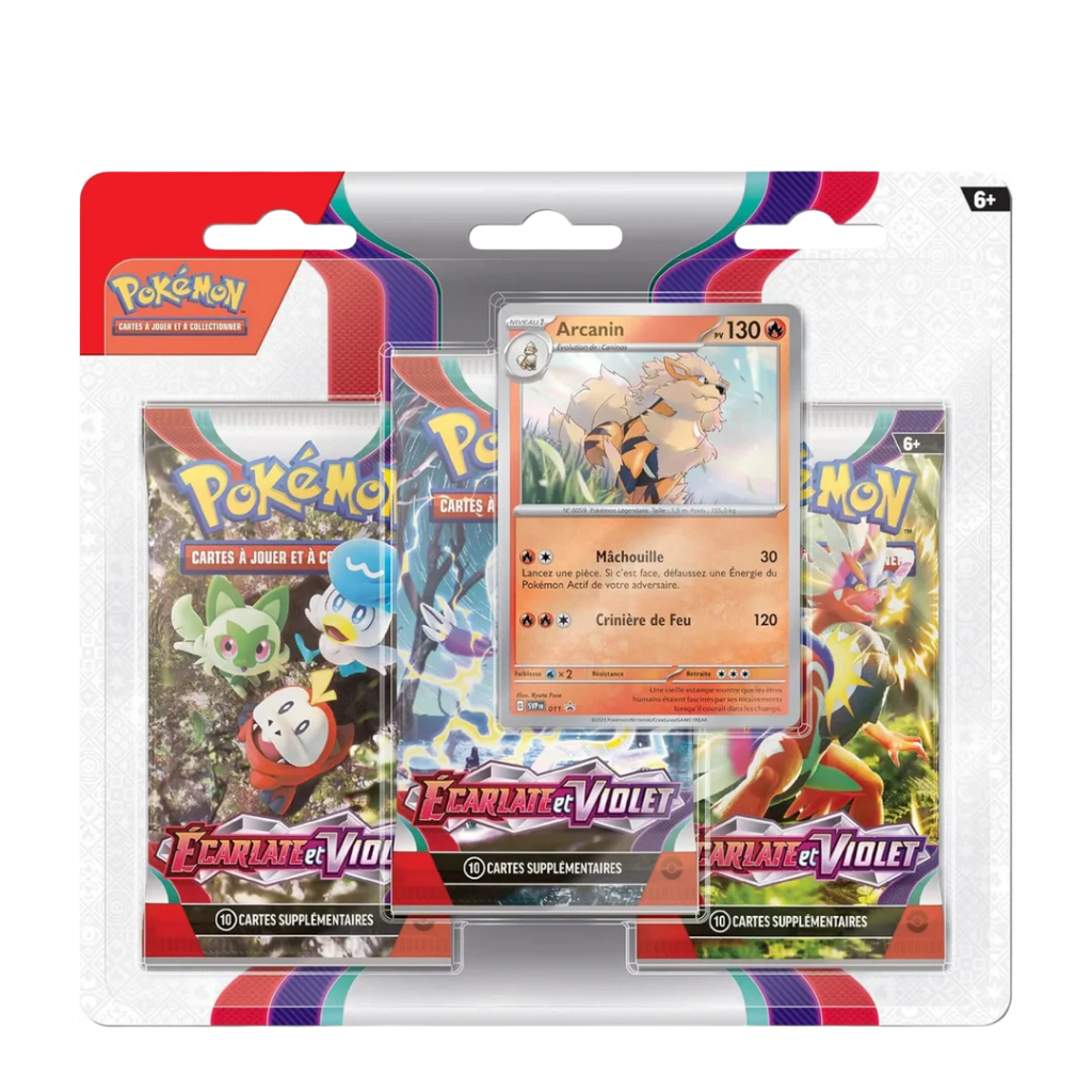 Tripack Pokémon - Écarlate & Violet - EV01 - Français