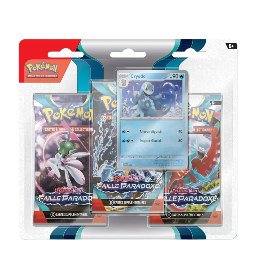 Tripack Pokémon - Faille Paradoxe - EV04 - Français