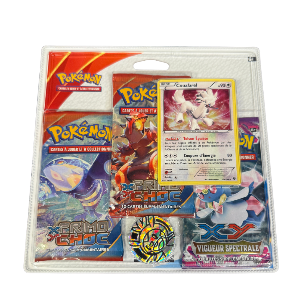 Tripack Pokémon - Primo Choc - Vigueur Spectrale - XY04 - XY05 - Français