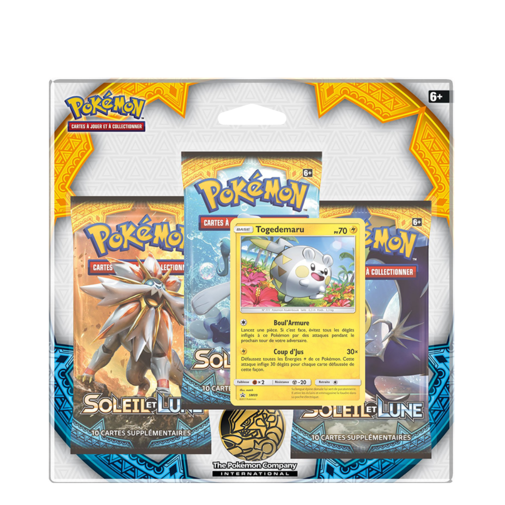 Tripack Pokémon – SL01 Soleil & Lune – Français